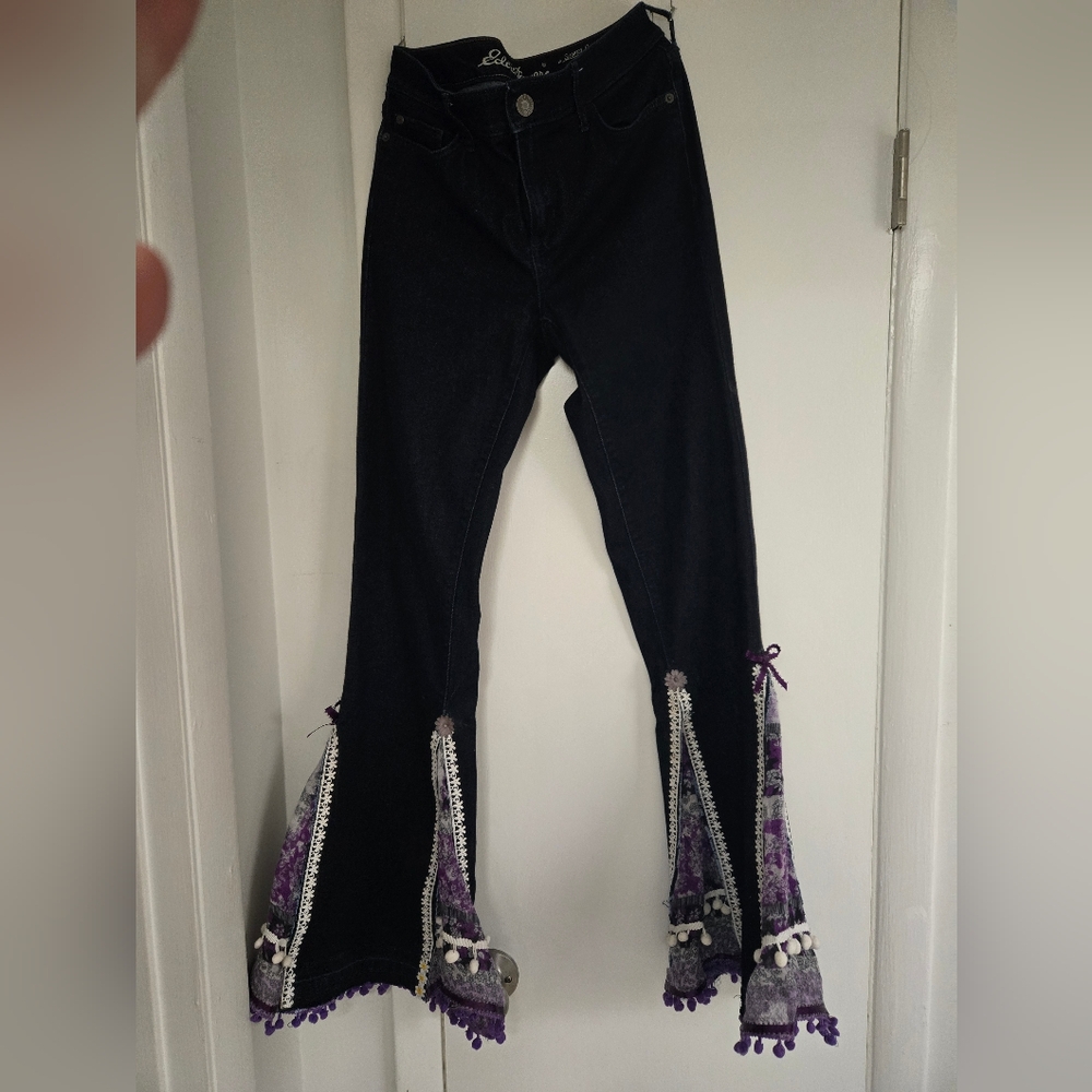 Dark wash Eddie Bauer Upcycled Jeans Size 4 womens